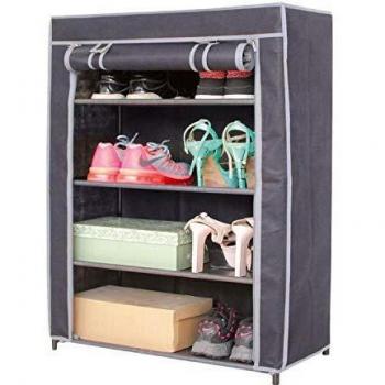 Stoffschuhschrank 60x30x90 cm, für Garage und Patio