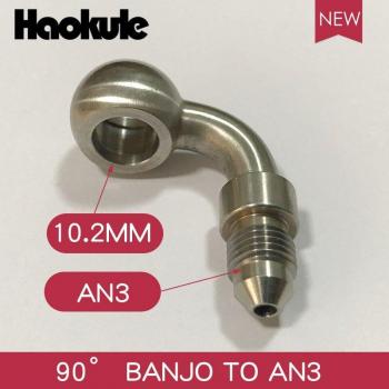 HAOKULE Stainless Steel Banjo AN3 Teflon PTFE Hose End Fitting