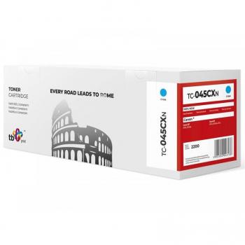 Toner TB kompatibilní s Canon TC-045CXN, azurový, 2200 stran