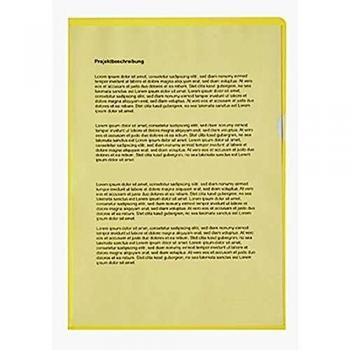 Copertine Portadocumenti Soennecken A4 Giallo 50 Pz