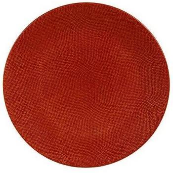 Assiette plate Vésuvio terra 27 cm (lot de 6)