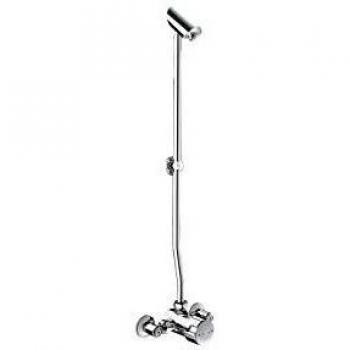 Ensemble de Douche DELABIE TEMPOMIX avec Raccords Stop Équerre Référence 790006