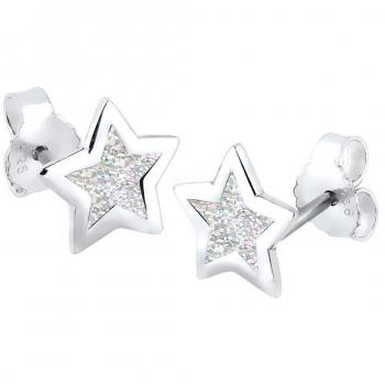Elli - Stern Trend Astro Filigran 925 Silber Ohrringe 1 ct Damen (23.99 / 1 ct)