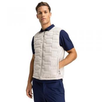 Chaleco Golf Insulado Hombre Siroko Royal Sand Beige
