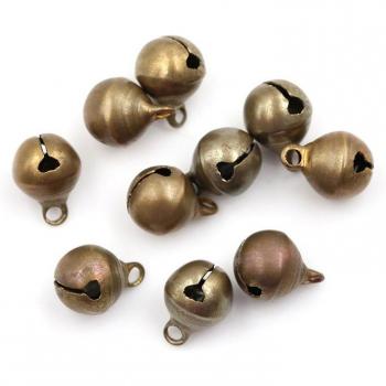 Cascabeles de Bronce para Manualidades DIY 10 unids/lote 10/12/14cm