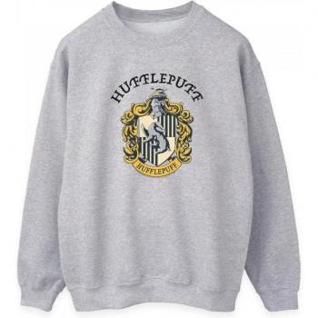 White 2XL Hufflepuff Crest Hoodie for Ladies