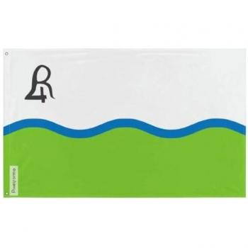Multicolor River Flag 128x192cm Poly Print Recto Verso