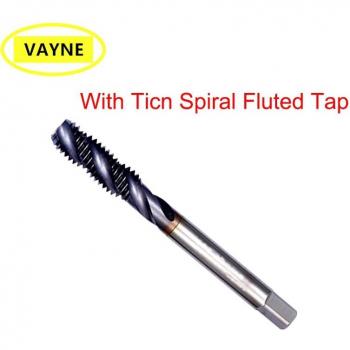 HSSE Metric TiCN Spiral Fluted Taps M2 M2.5 M3 M4 M5 M6 M8 M10 M12 X0.4 X0.5 X0.7 X0.8 X1.25 X1.75