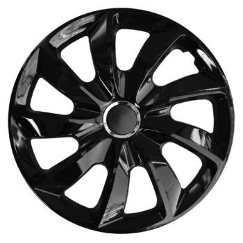 Enjoliveurs de roues STIG 14 noir brillant - ensemble de 4 pièces