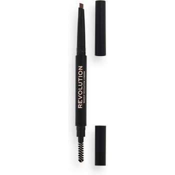 Makeup Revolution Duo Brow Definer Eyebrow Pencil Light Brown 0.25 g