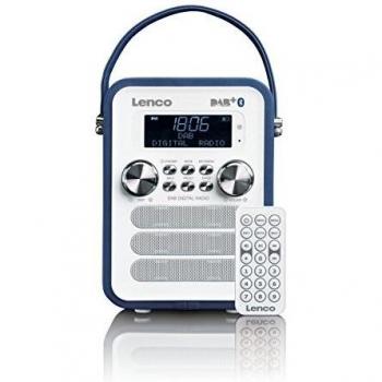 Vintage Digitalradio Lenco PDR‑050 mit DAB+, Bluetooth und RDS