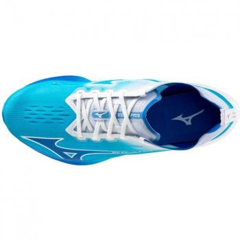 Zapatillas Mizuno Wave Rebellion Pro 2 Blanco-Azul AW24
