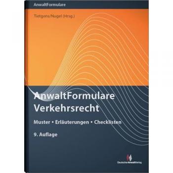 Bendig, Torsten: AnwaltFormulare Verkehrsrecht