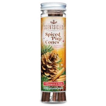 Orange Ember Pinecone Aroma Lites – 6 Pack