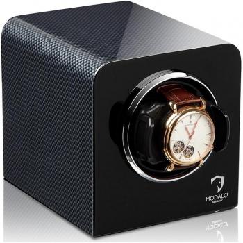 Modalo 2701814 – Eleganter Einzelteller mit Hochglanz Carbon‑Finish