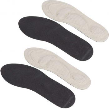 Breathable Shoe Insoles with Pain Relief - 2 Pairs