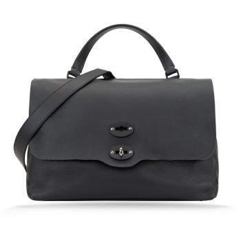 Zanellato Borsa Tracolla Donna Postina Pura Luxethic M Z0001 Nero