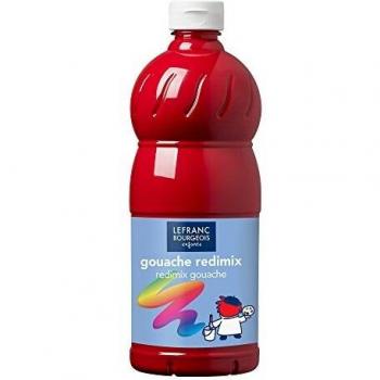 Gouache Redimix Lefranc Bourgeois - 1L - Rouge primaire