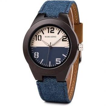 BOBO BIRD Unisex Wooden Quartz Watches in Gift Box W-R29