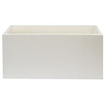 Jardinera RODR-I 60x20cm Blanco de Polietileno