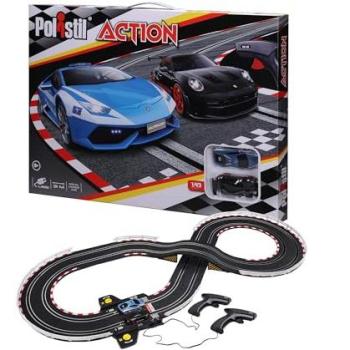 Bburago Polistil Pista Elettrica 1:43 – Lamborghini Huracán Polizia (96151)
