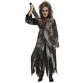 Costume da psicopatica sanguinaria per bambina 7-9 anni