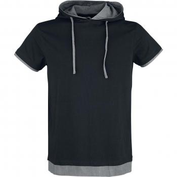RED by EMP Black Hoodie T-Shirt for Men
