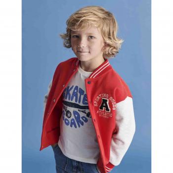 Sweat Teddy VertBauDet Rouge pour Garçons