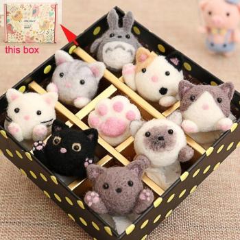 DIY Cat Wool Needle Felting Kit - 9 Pieces