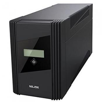 UPS VALUE LCD 1000VA/500W Nero Opaco Nilox 17NXGCLI09001