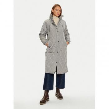 Gray XL Kaffe Quilt Jacket – Female, Parkas