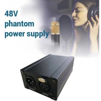 K1KF USB 48V Phantom Power Supply for Vocal Recording