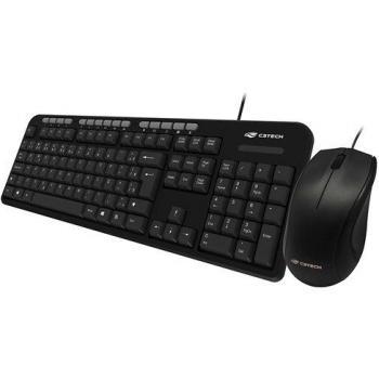 Conjunto Teclado e Mouse USB KT-100BK C3TECH