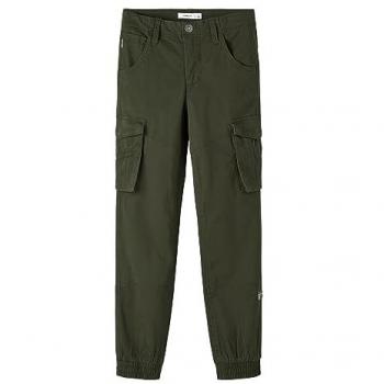 NAME IT Stoffhose Ryan 13151735 Grün Regular Fit 134 Jungen