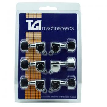 Clavijero TGI TG415C para Guitarra Acústica y Eléctrica 3+3 cuerdas