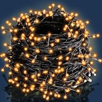 Catena di luci LED Natale 400 LED bianco caldo 40m