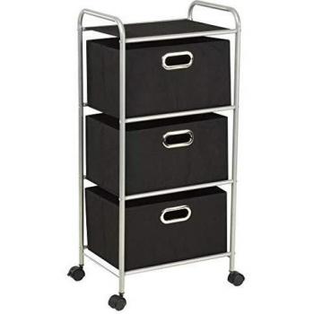 VidaXL Multi‑Box Steel & Fabric Rack