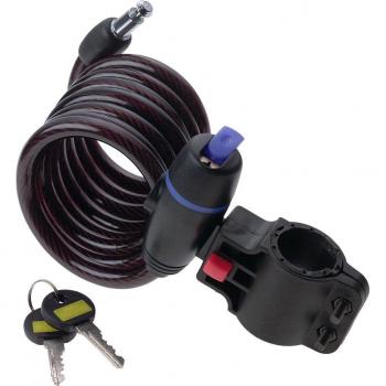 Burgwachter Câble SécuriVélo 1360 – 180 cm en Acier & Plastique
