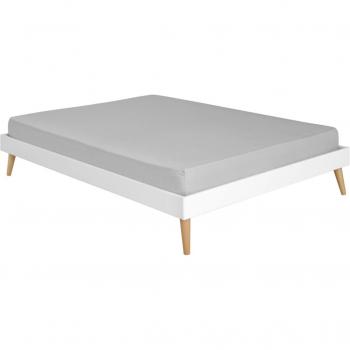 Lit Darla 2 places blanc 120x190 cm