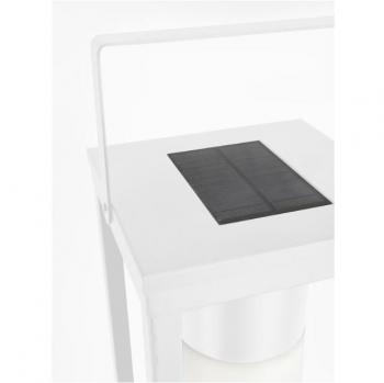 BIZZOTTO Lampada Solar Led con Manico - SOLAR - Colore: Bianco - Dimensione: 20x20 cm