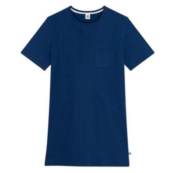 Nuisette en coton bio femme Petit Bateau - Bleu marine - Taille M