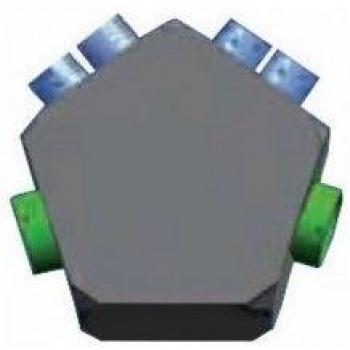 Système de plénum isolé extra plat à six prises pour extraction Unelvent