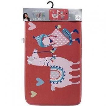 Douceur d'Intérieur Tapis Happy Lama 45x75