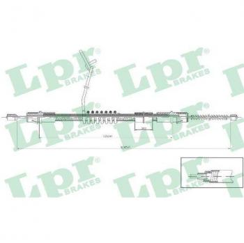 Frein Tirette à câble LPR C0287B