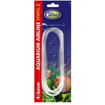 Aqua Nova 4x6mm Transparent Aquarium Air Tubing