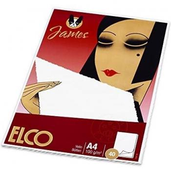 ELCO Schreibblock Velin A4 71311.10 weiss 40 Blatt
