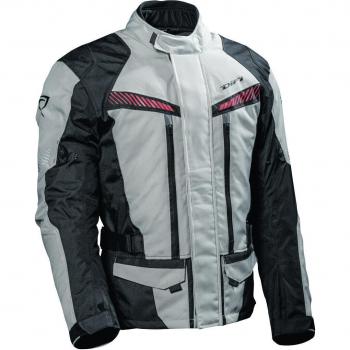 Giacca Tessile Moto DIFI Compass Aerotex Impermeabile Nero Grigio S