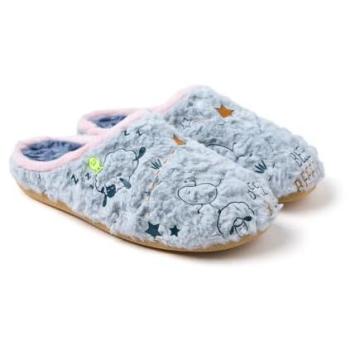 Chaussons Doux‑Moli – Dessins de petits animaux, 36, Bleu