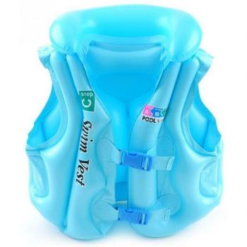 3 Colors Summer Children Inflatable Swim Jacket