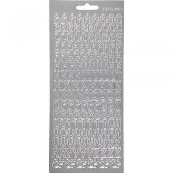 Creativ Company Sticker Alphabet Silber
